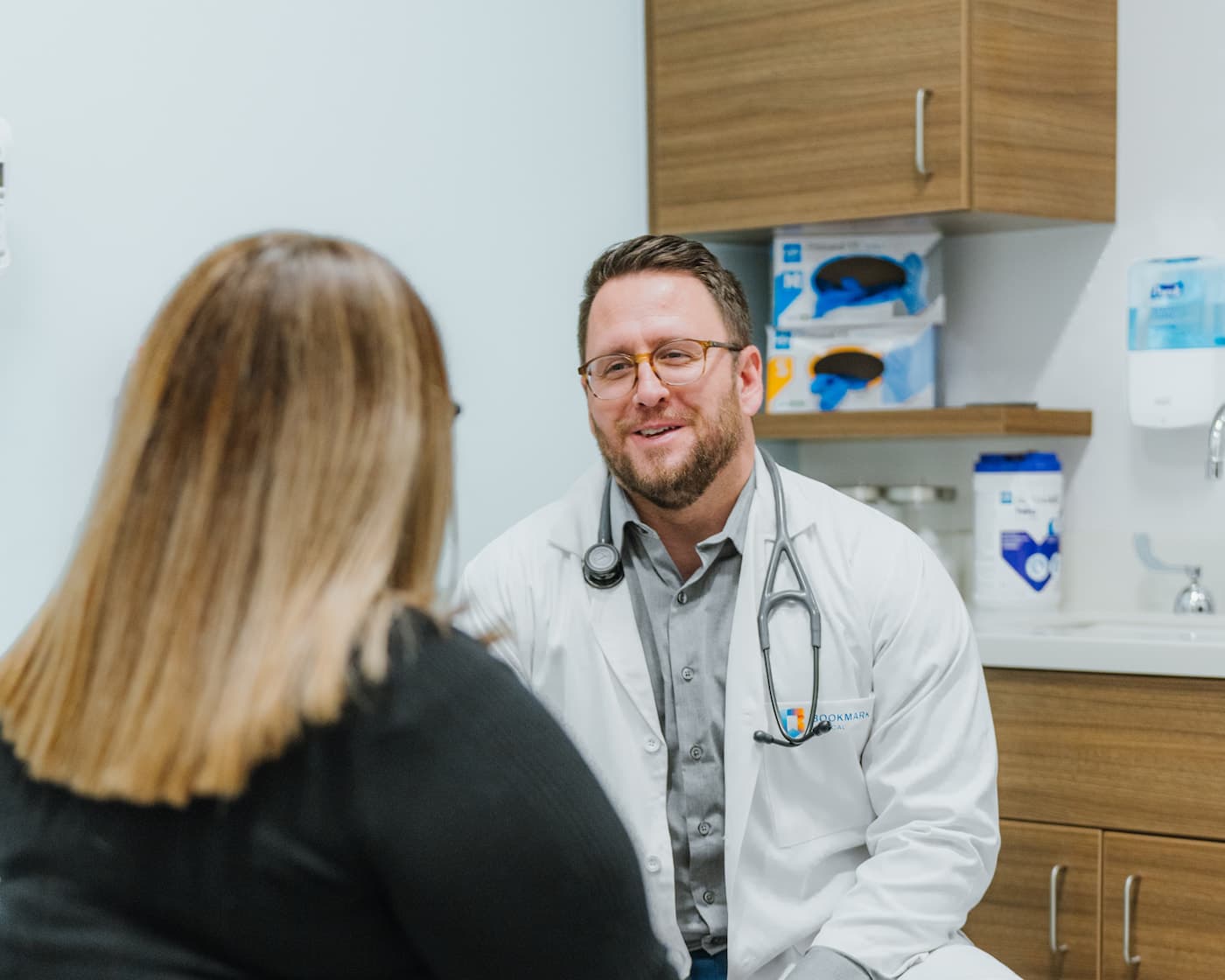 Provider with patient